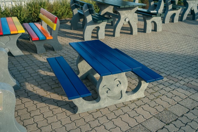 sanTeck | Kinderbank aus Kunststoff