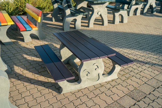 sanTeck | Kinderbank aus Kunststoff